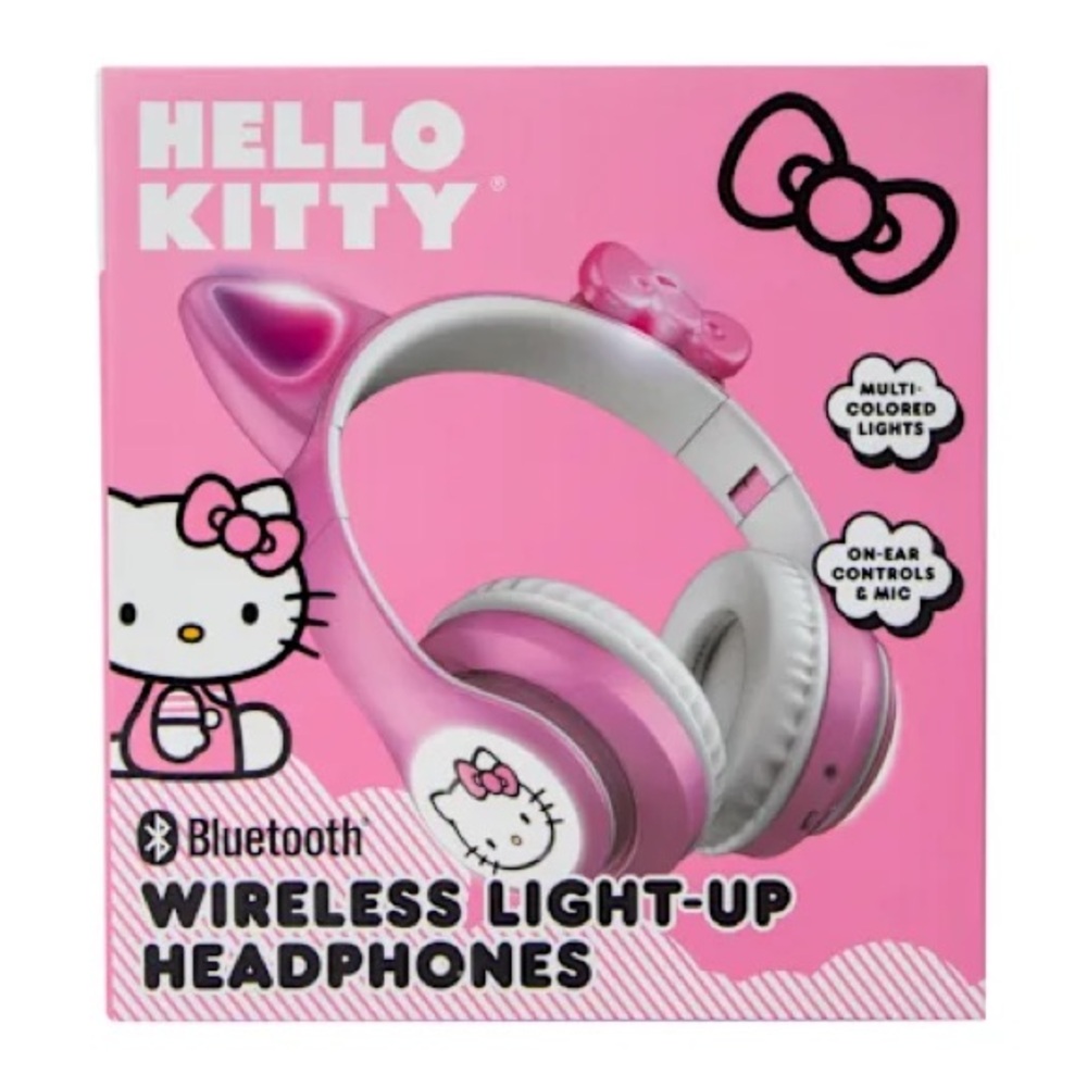 Hello Kitty Wireless Light-Up Headphones
